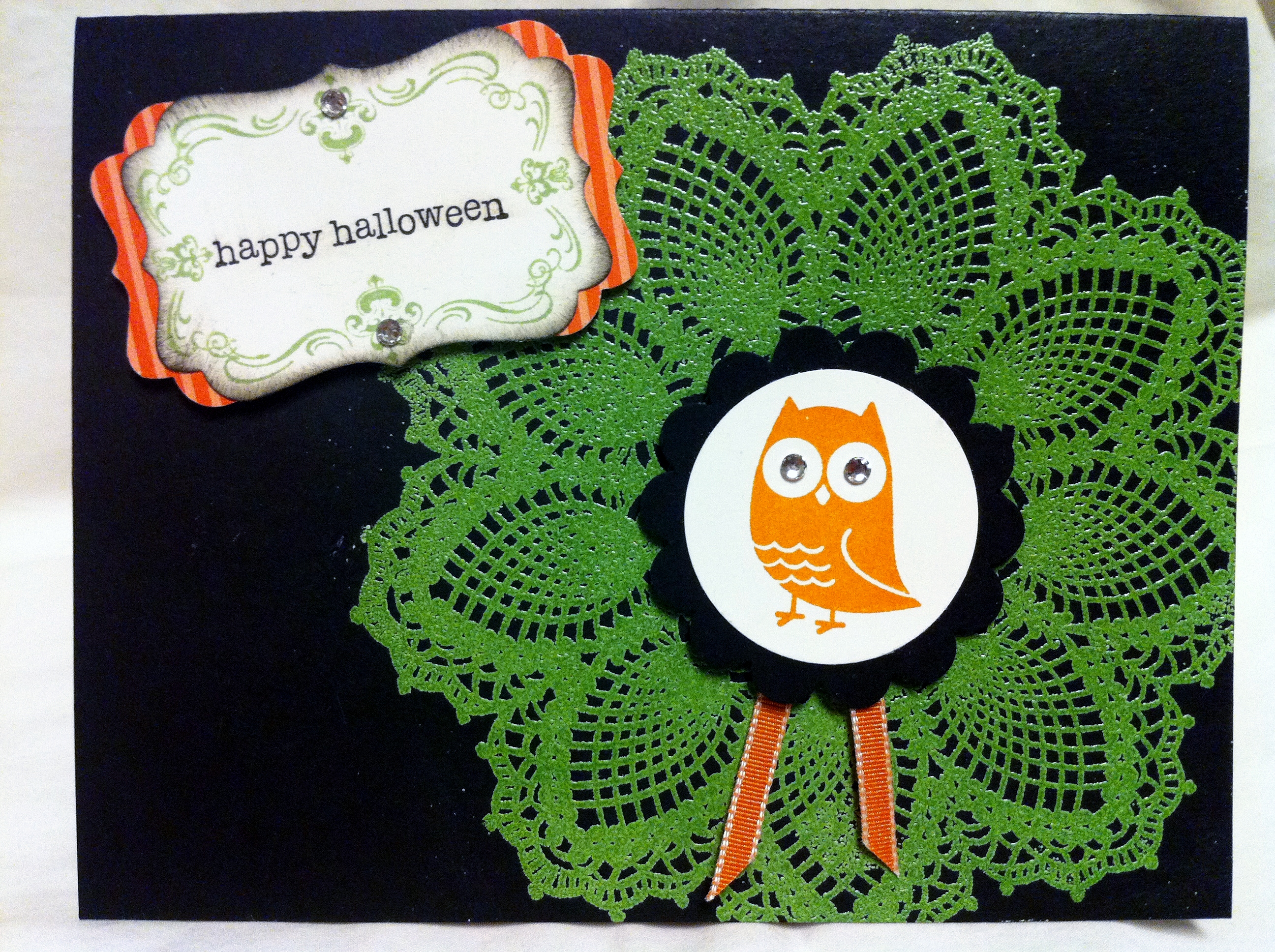Halloween Card Elegant Spooky Style