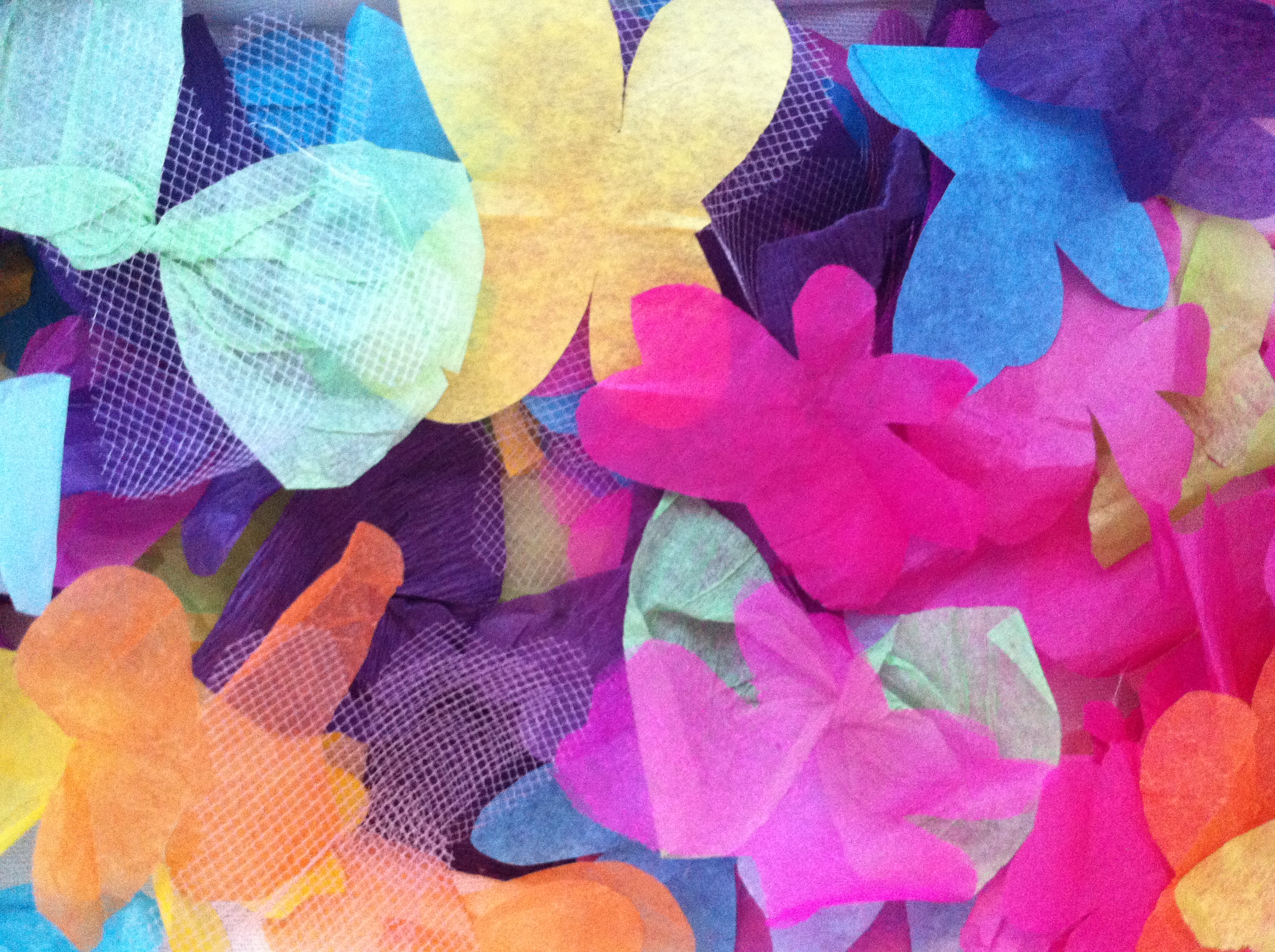 Tissue Paper Butterflies Butterfly Birthday Party Game