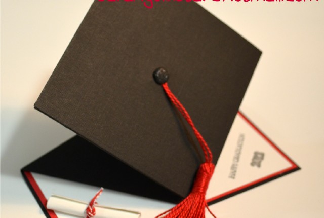 Pop Up 3D Graduation Card Front View