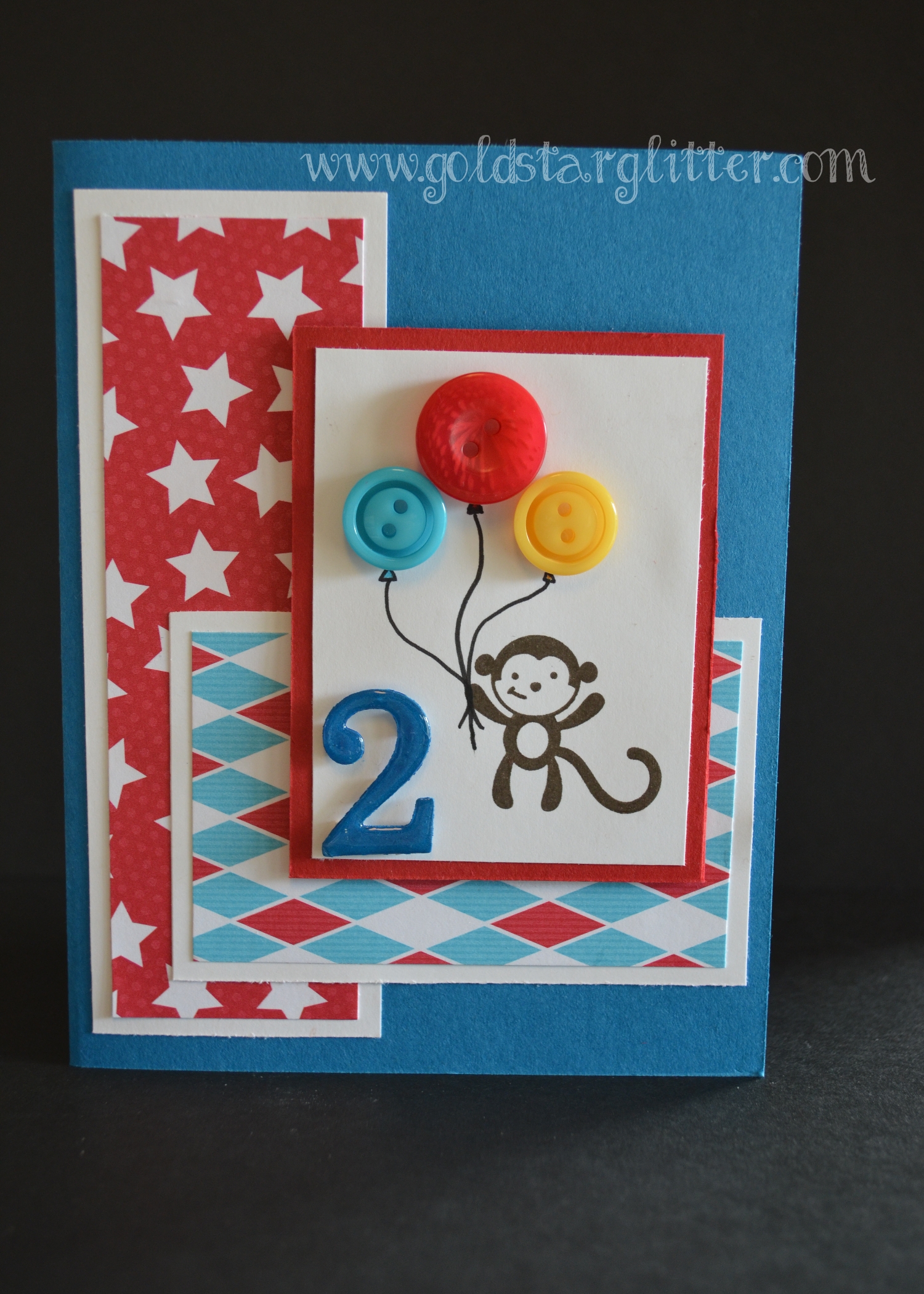 Child Balloon Birthday Card