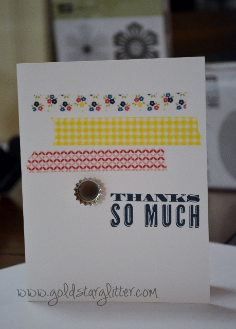 Easy Washi Tape Card