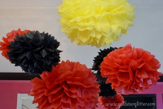 Tissue Paper Pom-Poms