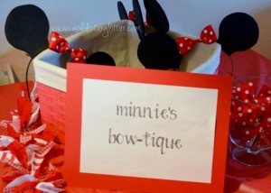 Minnie Mouse Party Bowtique